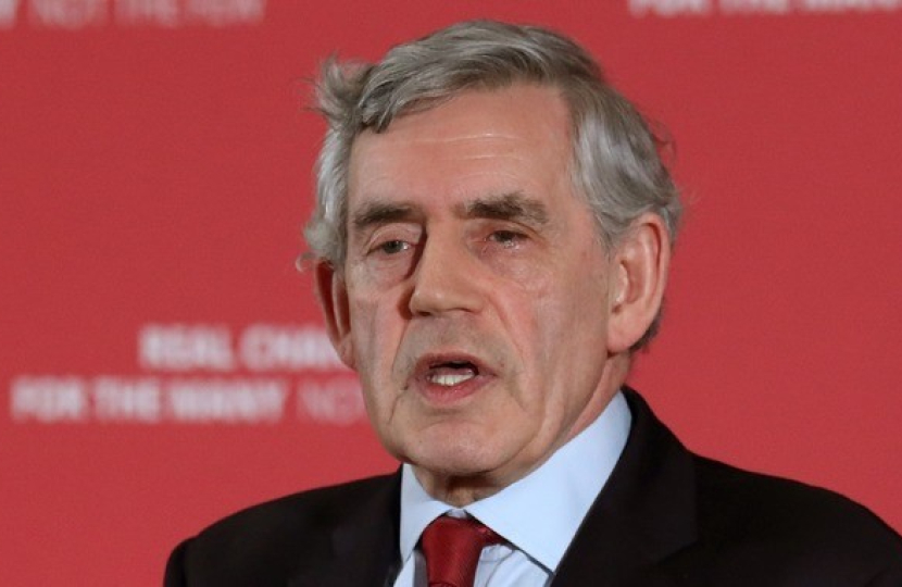 'The last thing the people of Wales need during this time is another dose of Gordon Brown'