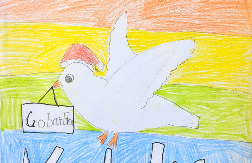 Card competition winner depicts message of hope in difficult times