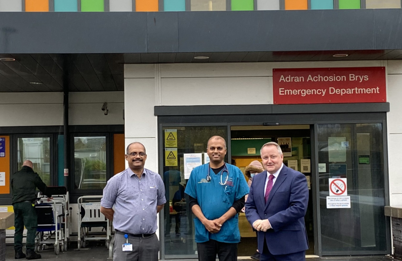 Efforts to improve services at Ysbyty Glan Clwyd’s A&E department welcomed