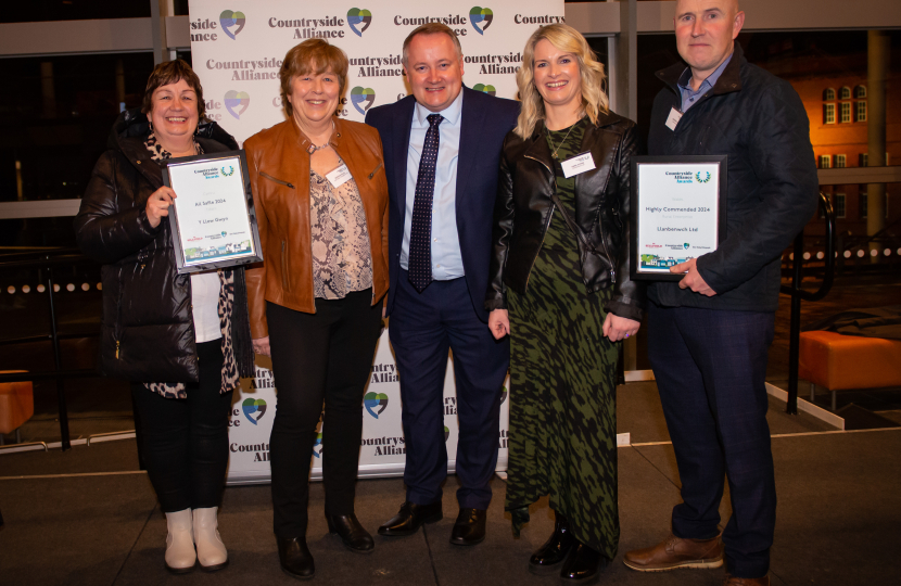 MS applauds North Wales success at Rural Oscars